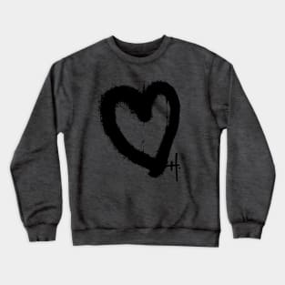 Hydrus Graffiti Heart Crewneck Sweatshirt